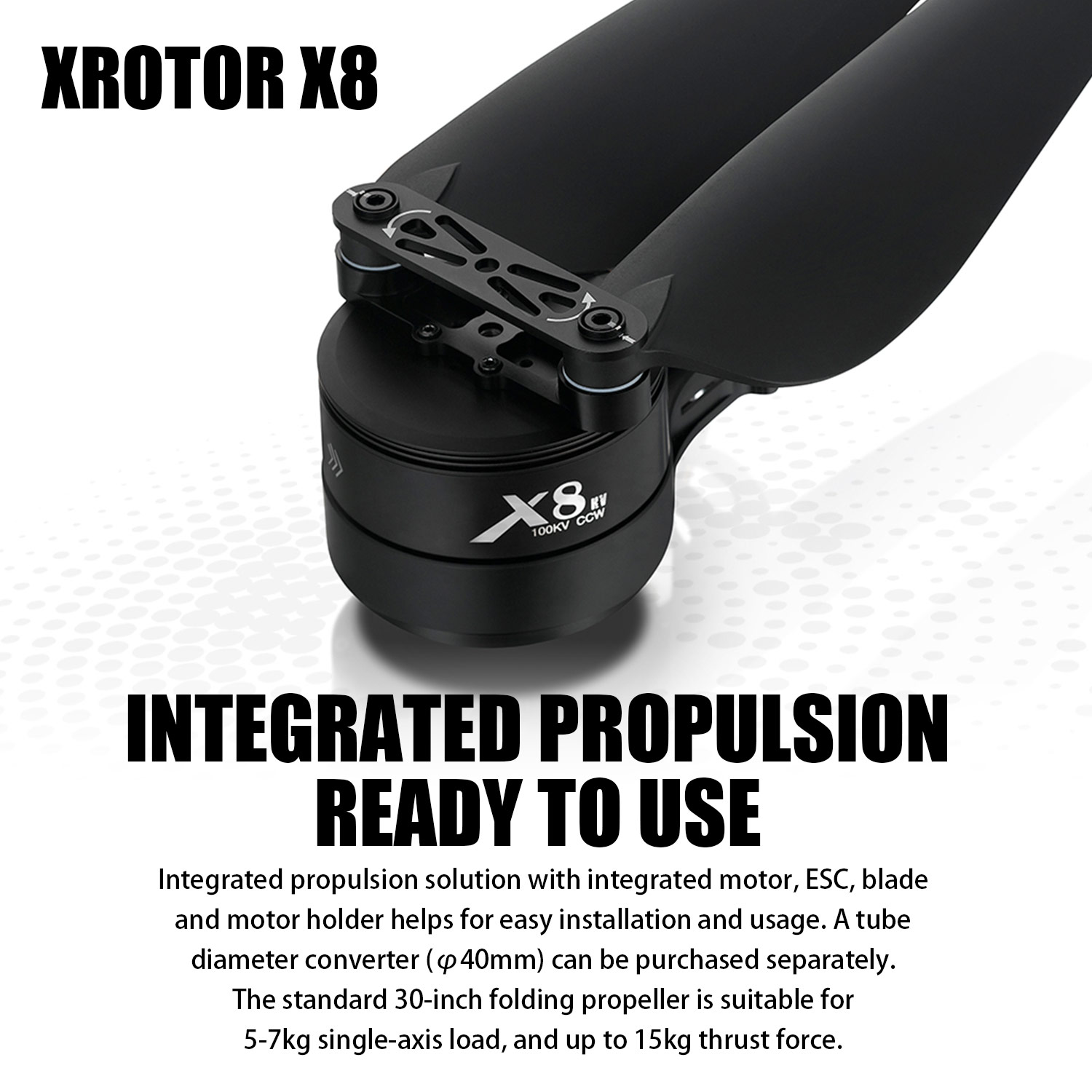 Drone Kit Heavy Lift - X8 Power System Kit: 100KV motor