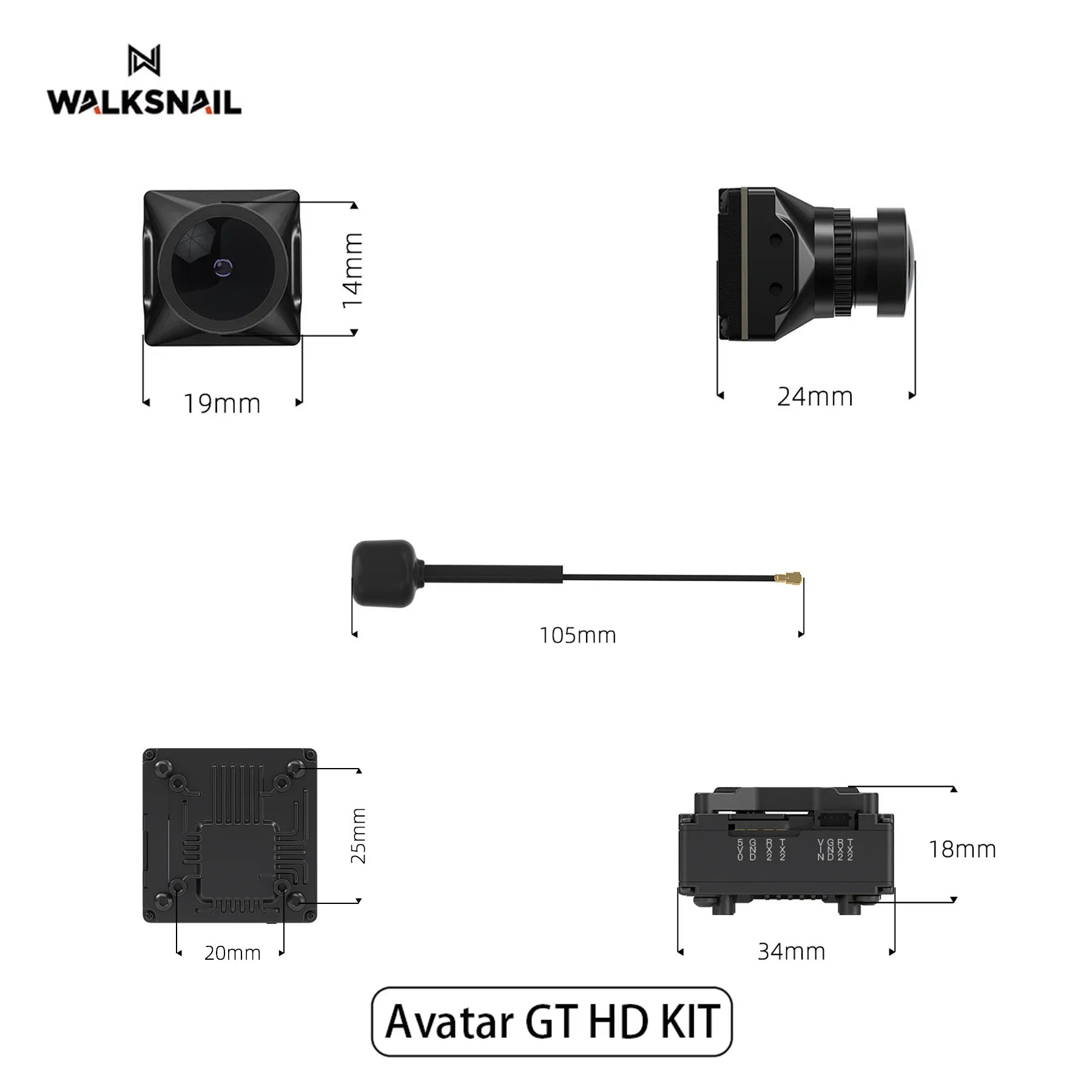 Walksnail Avatar GT HD KIT 2W  - Drone Kit Long Range recensie en prijs